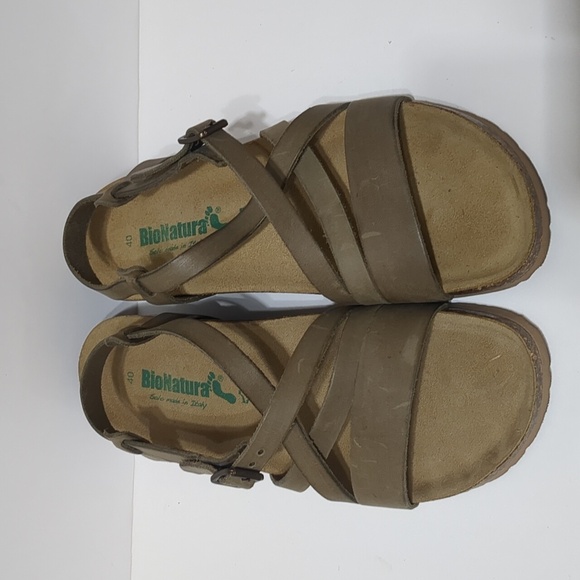 BioNatura Leather Ankle Strap women's Sandals Size 40/9 - Picture 2 of 8